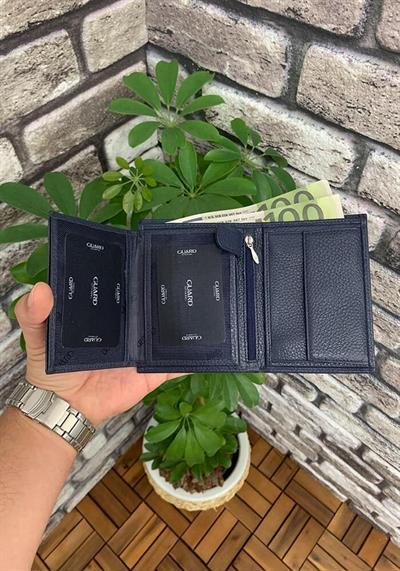 Guard Çok Bölmeli Lacivert Deri Erkek Cüzdanı