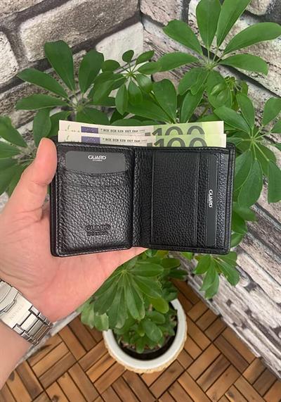 Guard Dustin Siyah Deri Erkek Cüzdanı