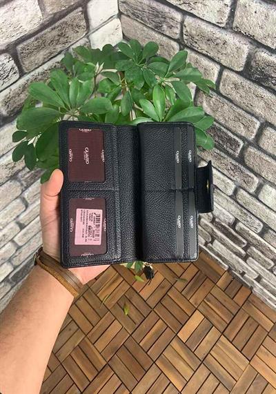 Guard Siyah Fermuarlı ve Deri Patlı El Portföyü