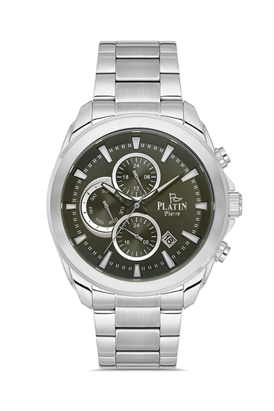 HDS-PL-1045GA-A10 Çelik Kordon Fonksiyonları Aktif Erkek Kol Saati 
