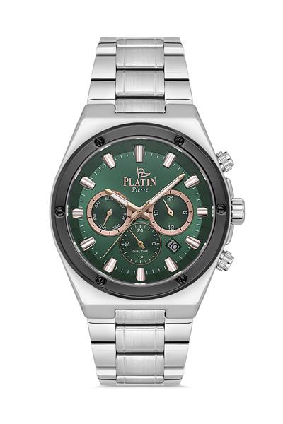 HDS-1213GA-J10 Çelik Kordon Fonksiyonları Aktif Erkek Kol Saati 