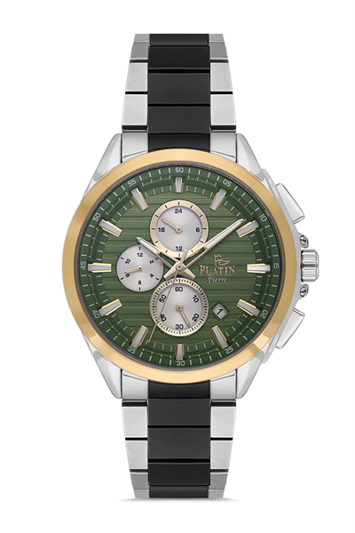 HDS-PL-1275GA-D10 Çelik Kordon Fonksiyonları Aktif Erkek Kol Saati 