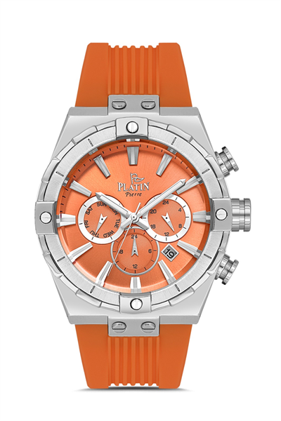 HDS-PL-1065GD-AD11 Silikon Kordon Fonksiyonları Aktif Erkek Kol Saati 