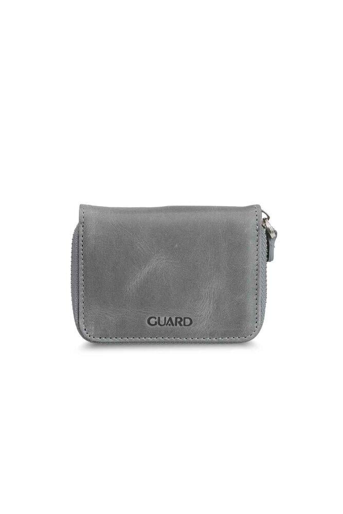Guard Antik Gri Mini  Unisex Bozuk Paralıklı Cüzdan