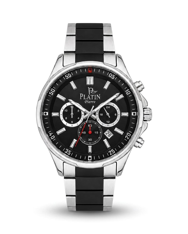 HDS-1274GA-J2 Çelik Kordon Fonksiyonları Aktif Erkek Kol Saati 