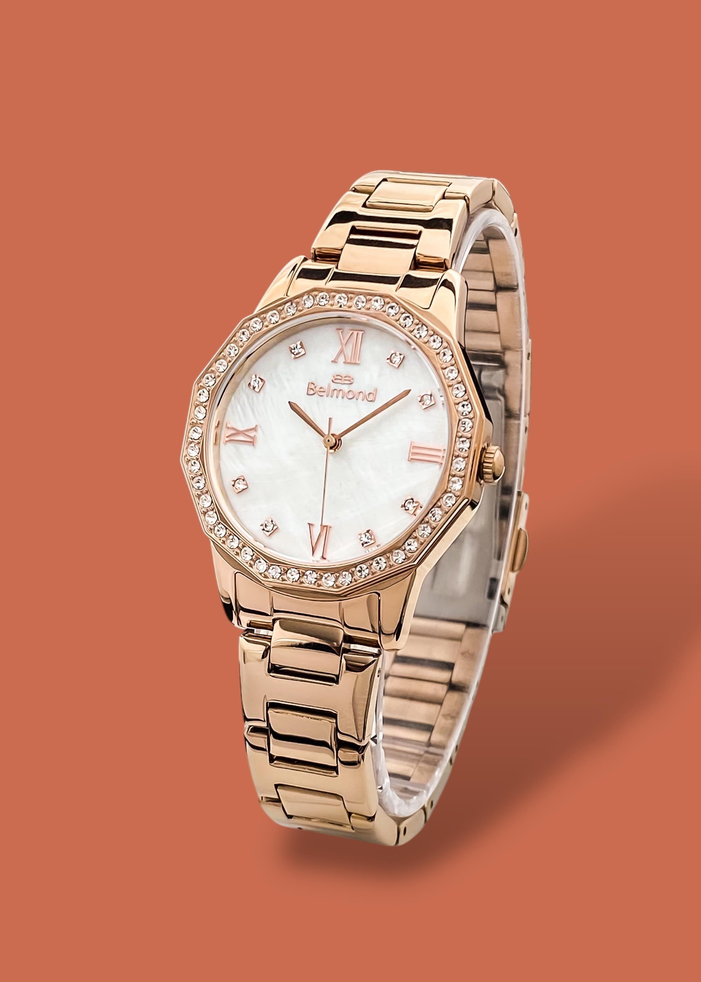 Orijinal 2 Yıl Garantili 3 Atm Su Geçirmez Rose Gold Renk Çelik Kordon Kadın Kol Saati