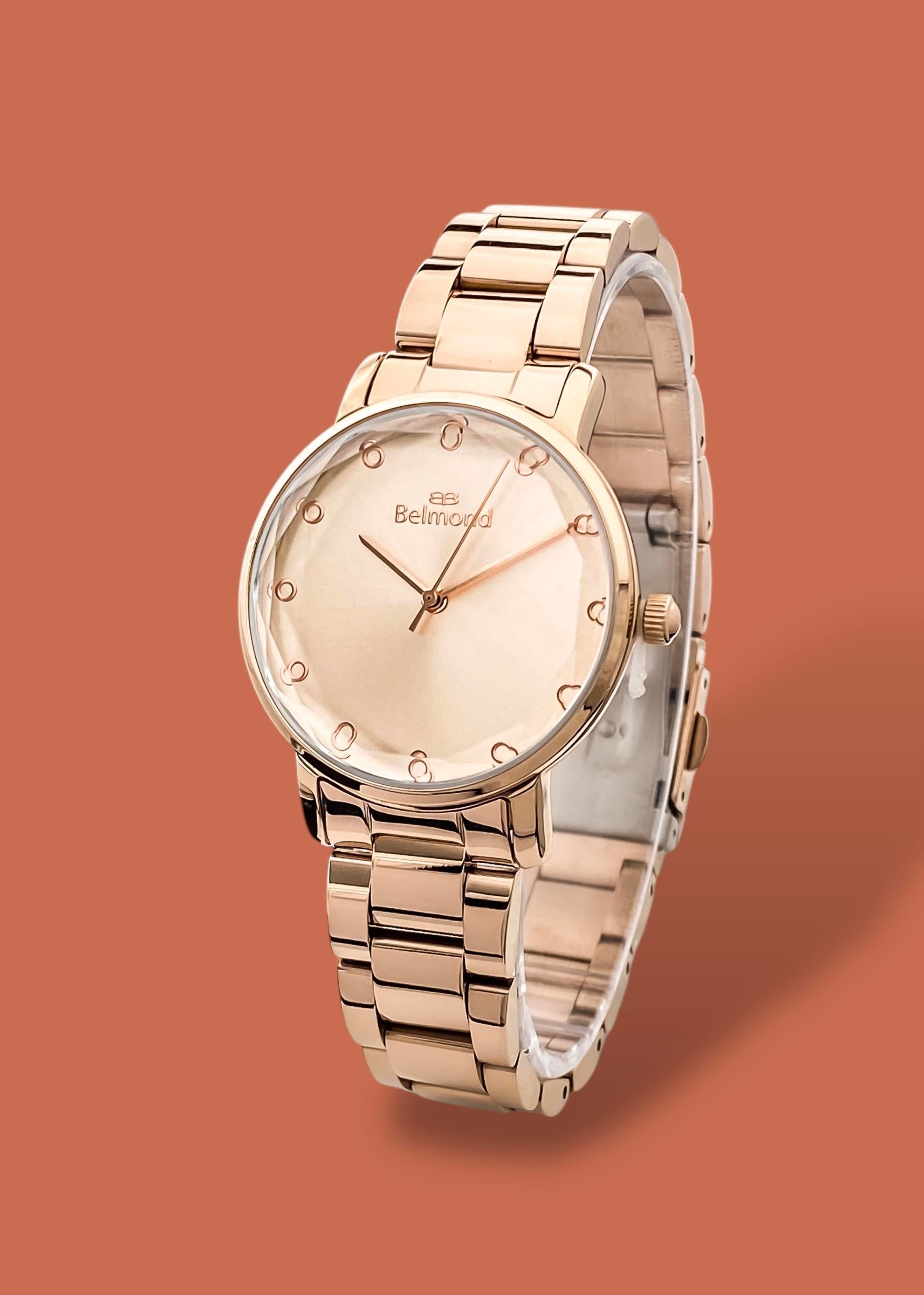 Orijinal 2 Yıl Garantili 3 Atm Su Geçirmez Rose Gold Renk Çelik Kordon Kadın Kol Saati