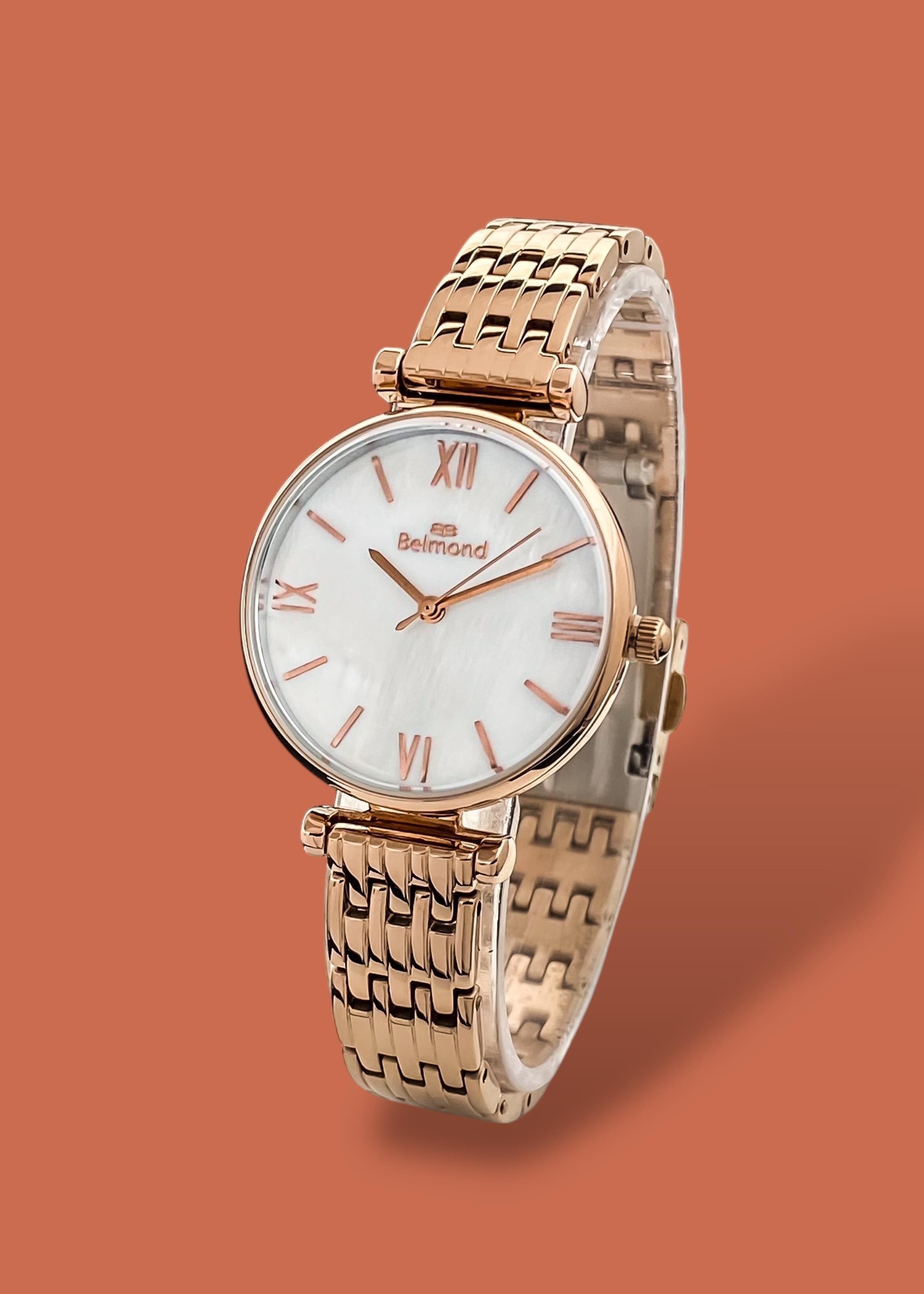 Orijinal 2 Yıl Garantili 3 Atm Su Geçirmez Rose Gold Renk Çelik Kordon Kadın Kol Saati