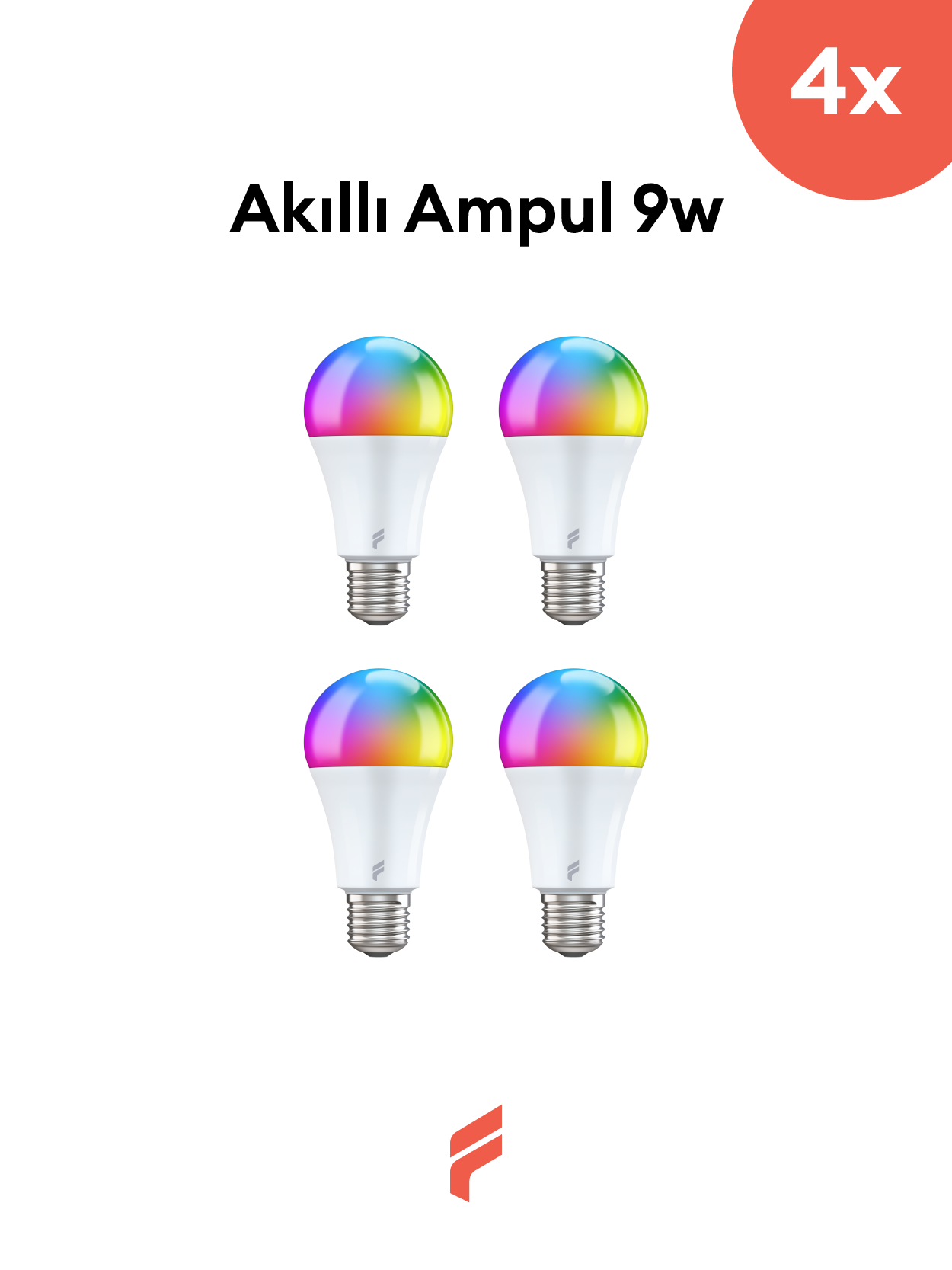 4'lü Akıllı Ampul Seti