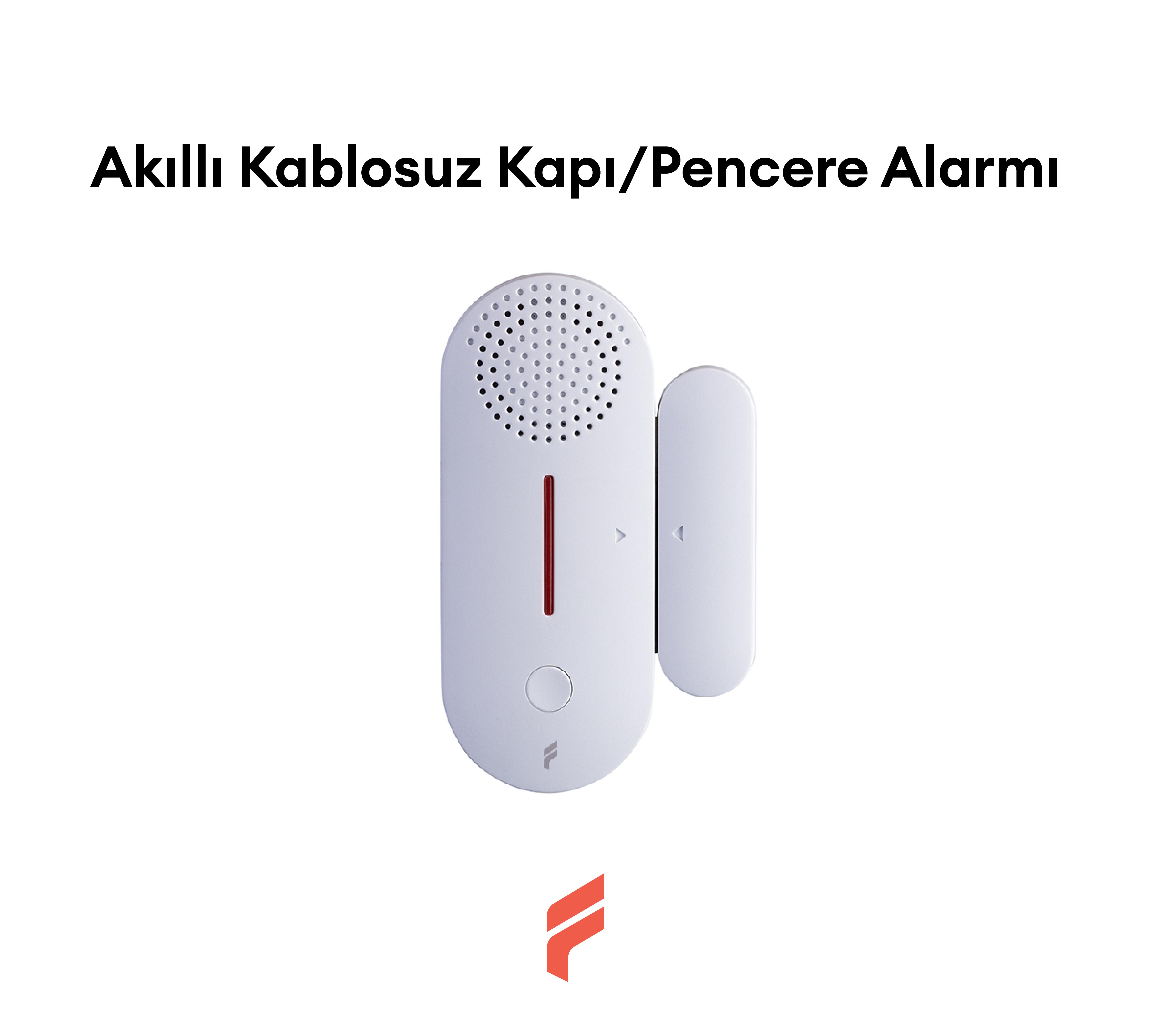 Akıllı Kablosuz Kapı/Pencere Alarmı - Fonri Mobil Uygulamasından Kontrol, Anlık Bildirim