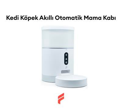 EFSANE KASIM ÜRÜNÜ Kedi Köpek Akıllı Otonatik Mama Kabı, 4 litre, Mobil Uygulamadan Kontrol, Porsiyon Ayarlayabilme