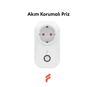 Akıllı Akım Korumalı Priz (16 AMPER), Wifi, 2 Yıl Garanti, Uzaktan Kontrol, Enerji Tüketim Takibi