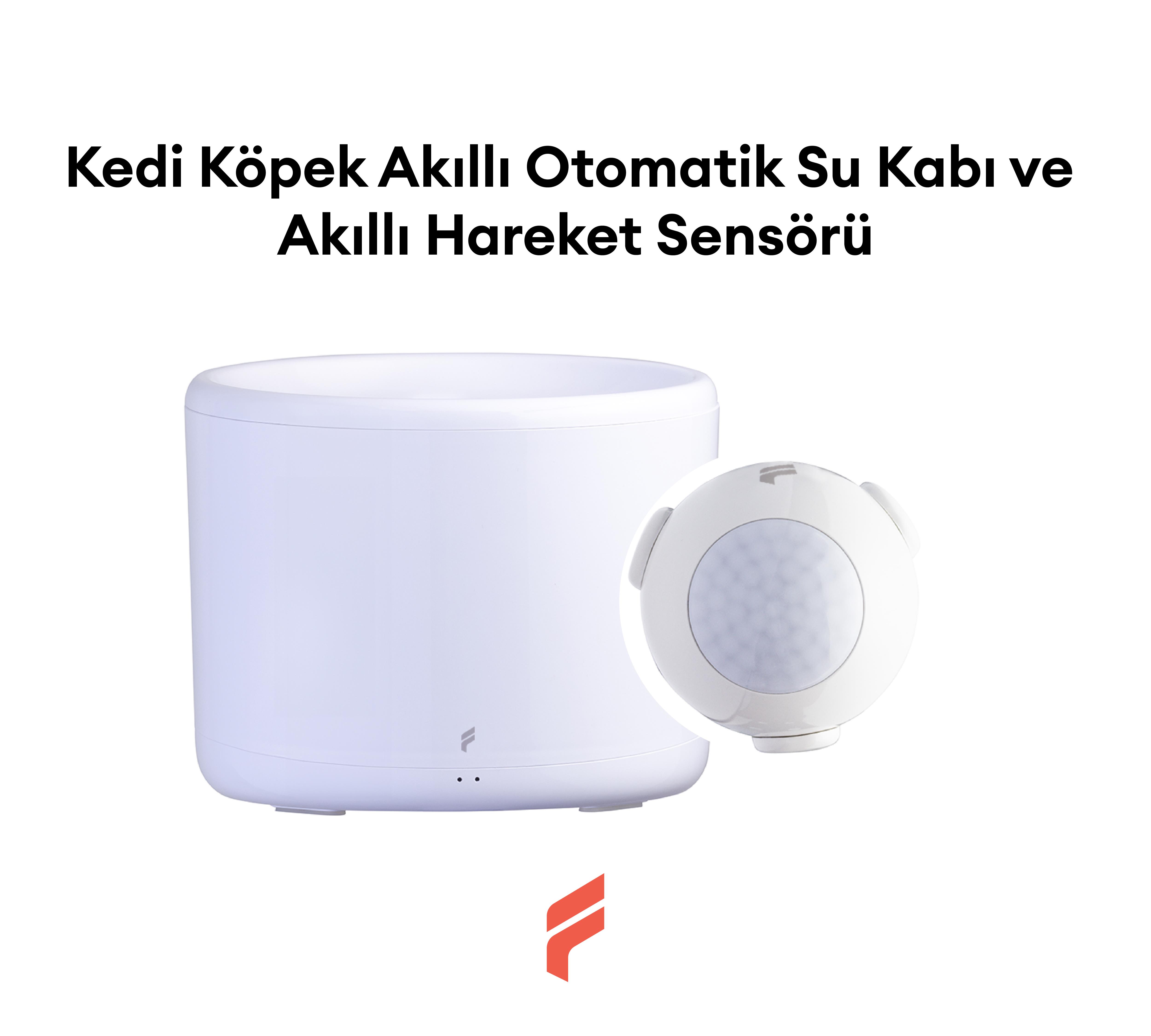 EFSANE KASIM ÜRÜNÜ Kedi Köpek Akıllı Otomatik Su Kabı ve Akıllı Hareket Sensörü
