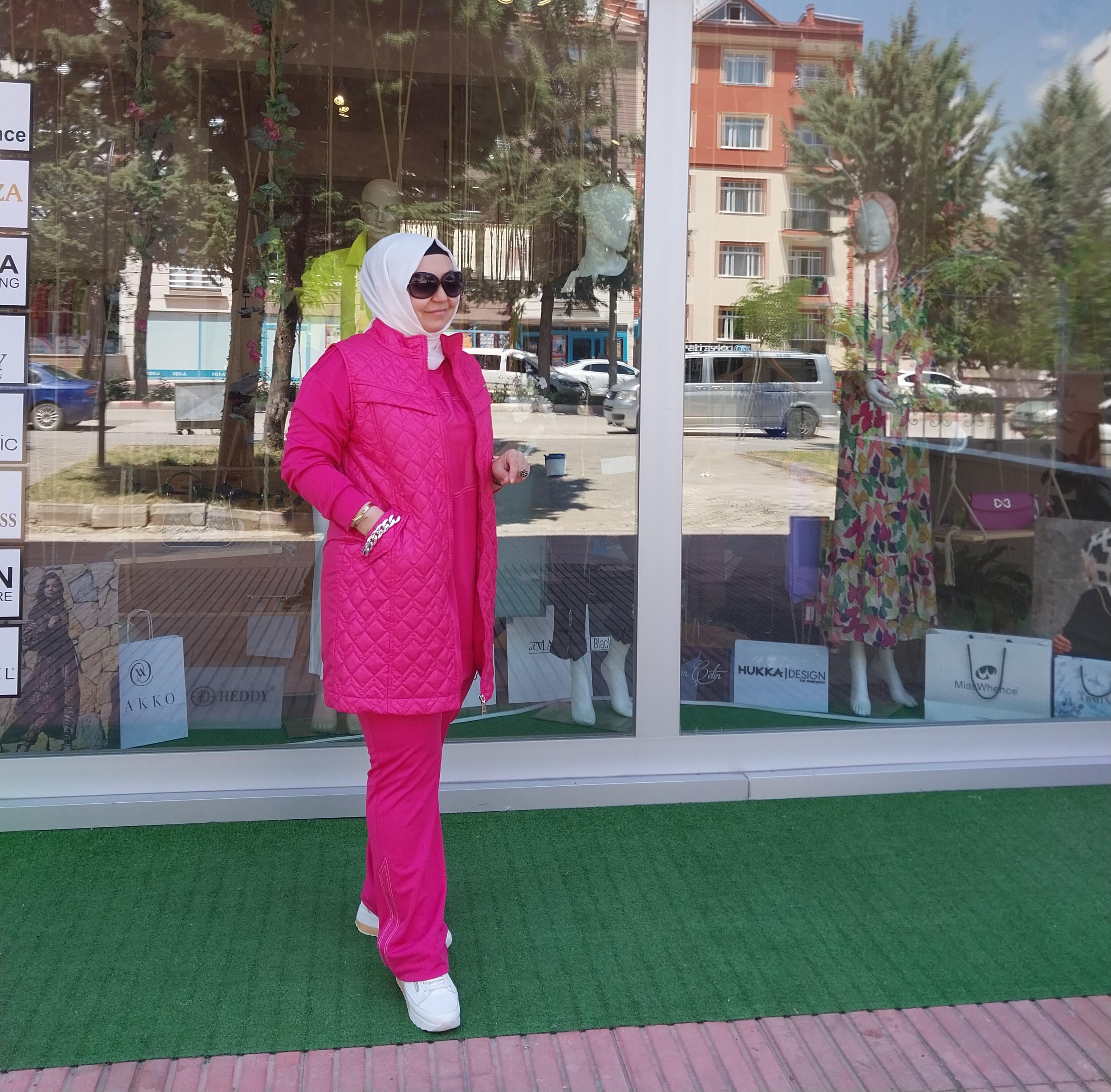 MOODBASİC CEBİ ZİNCİRLİ ÜÇLÜ TAKIM FUŞYA MB24.514