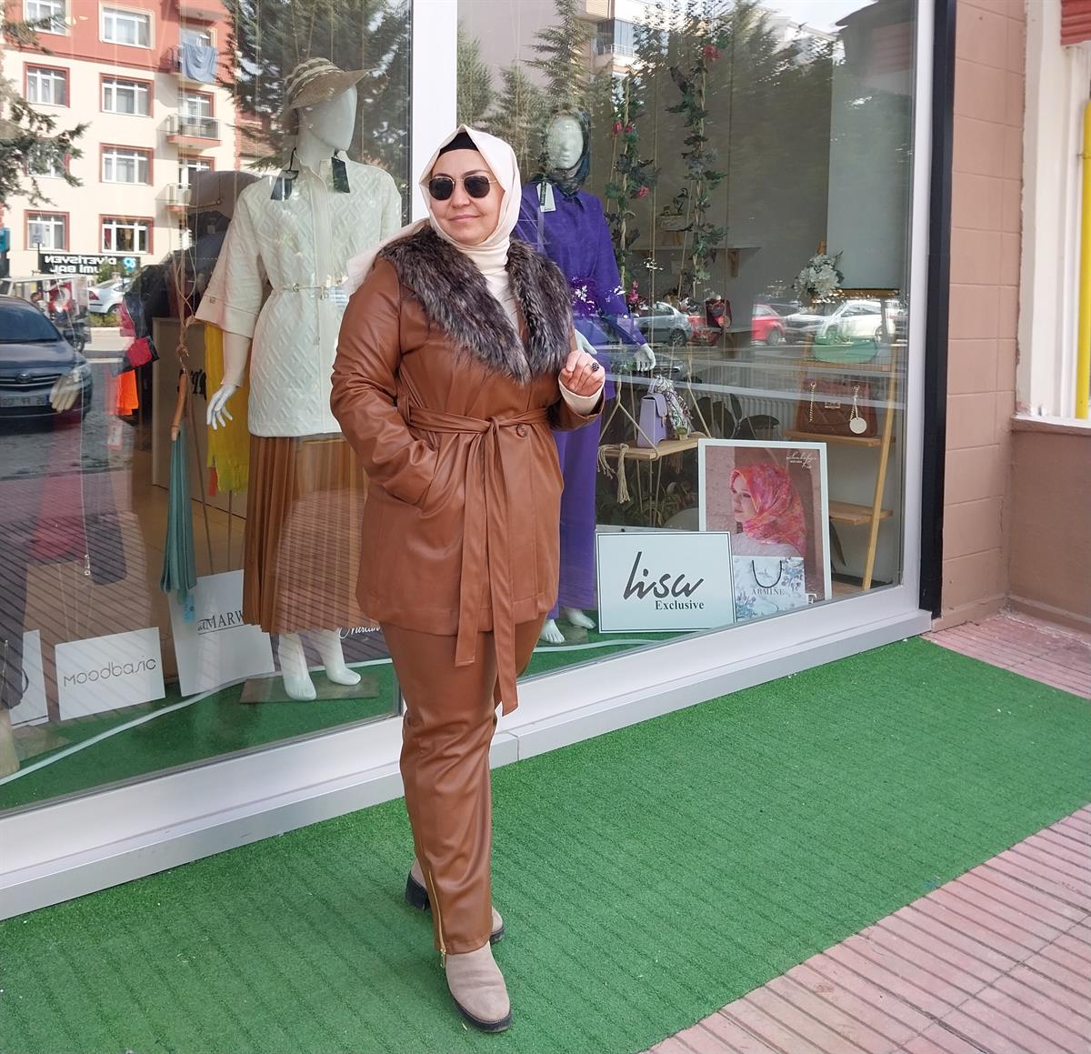 NURCAN ÇETİN YAKASI ÇIKABİLİR KÜRKLÜ KAP TABA 20329
