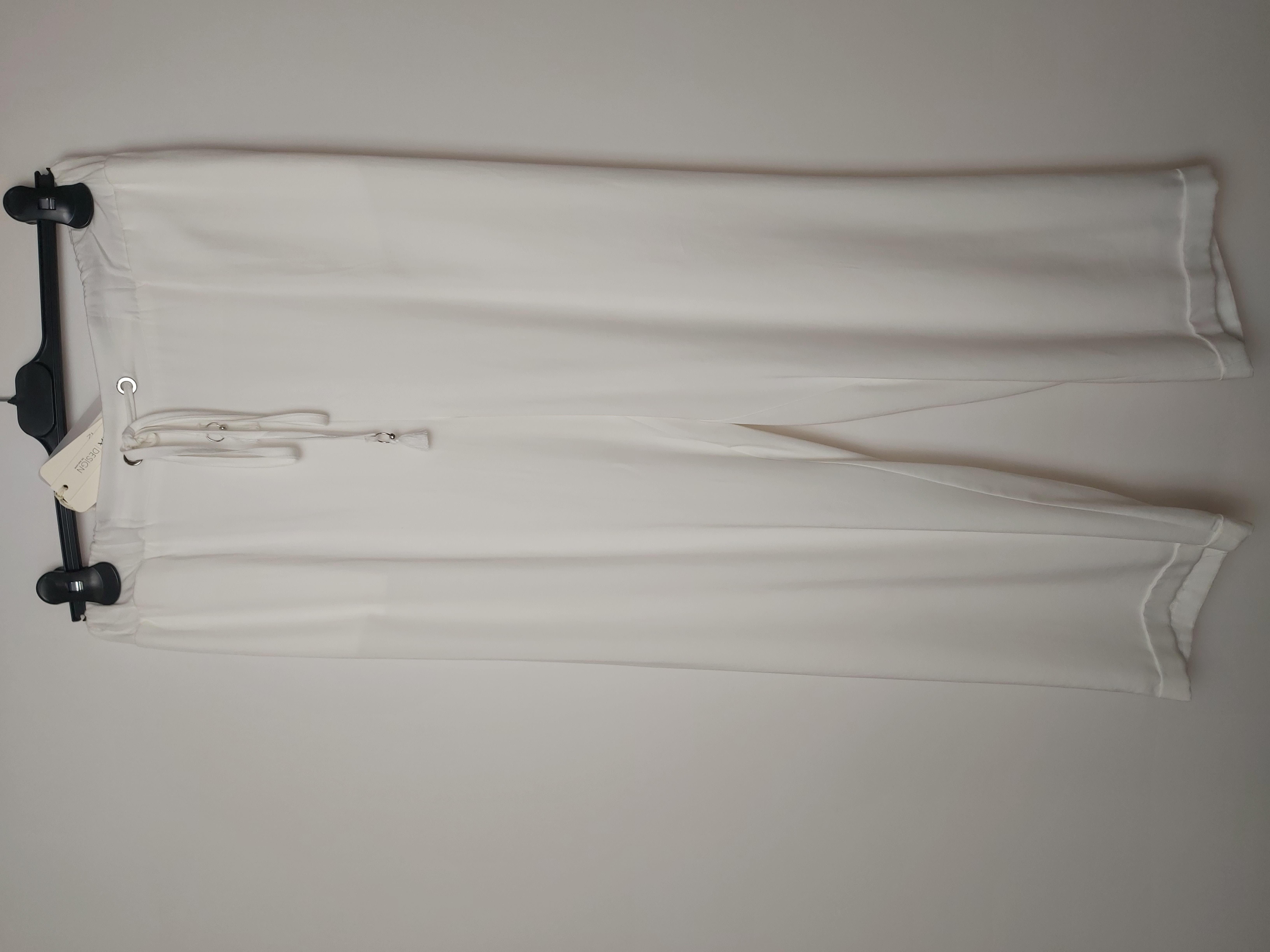 HUKKA ASTARLI BELİ LASTİKLİ AKSESUARLI PANTOLON EKRU 23Y05P07
