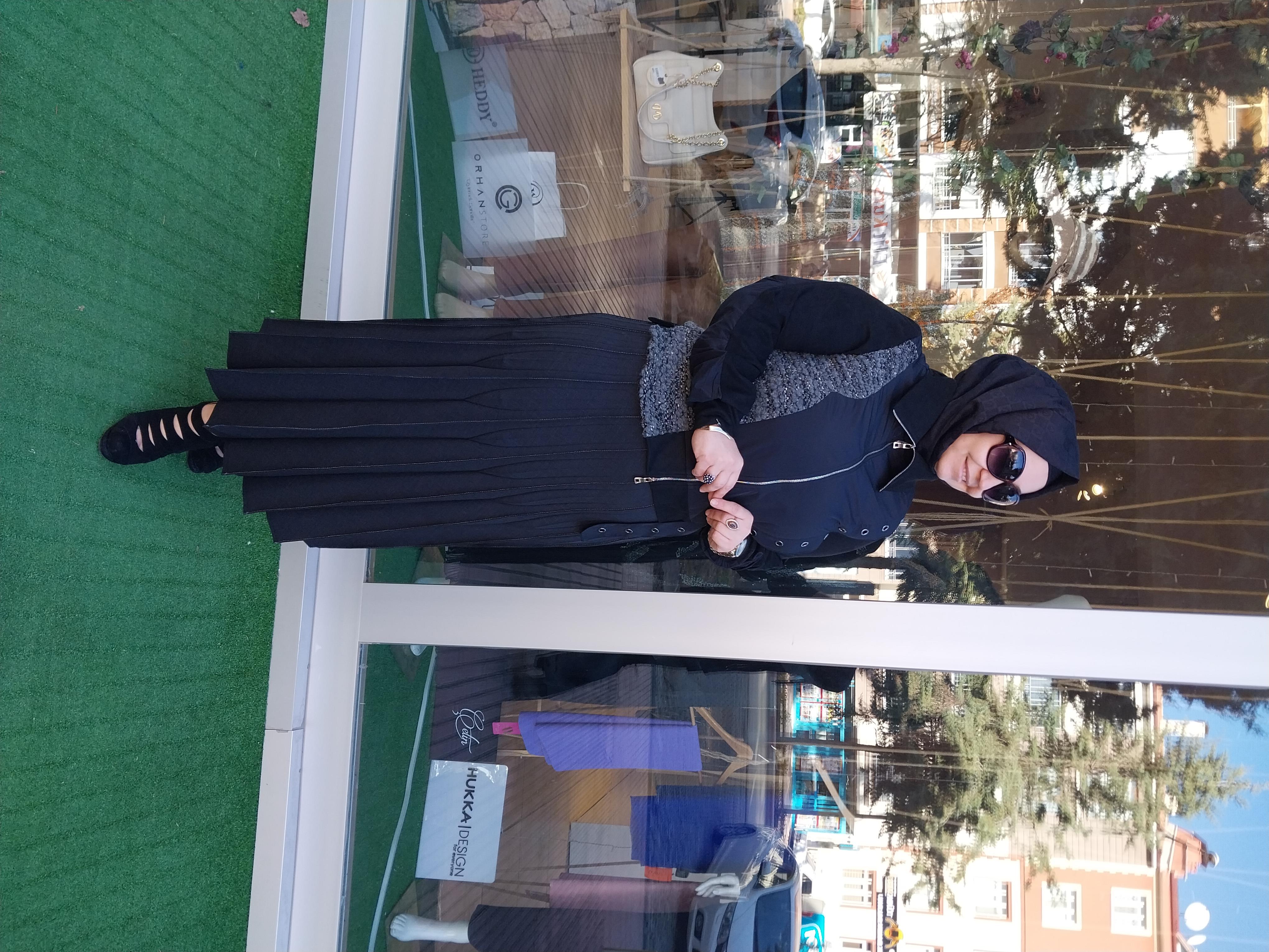 MİSSWHENCE PETCWORK FERMUARLI CEKET SİYAH 34200