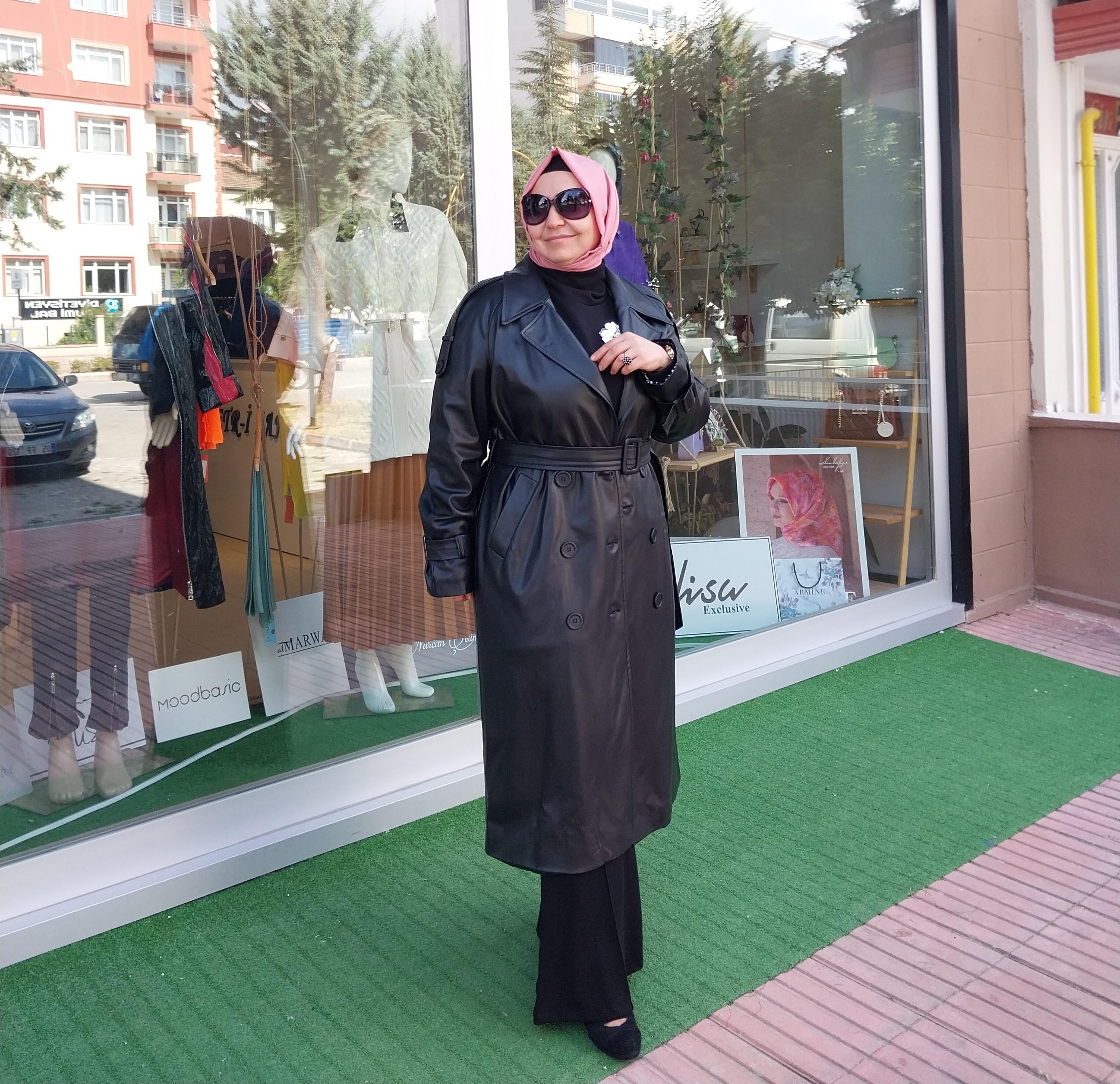 MİSSEMRAMİSS STREET LEATHER TRENÇ SİYAH 4237