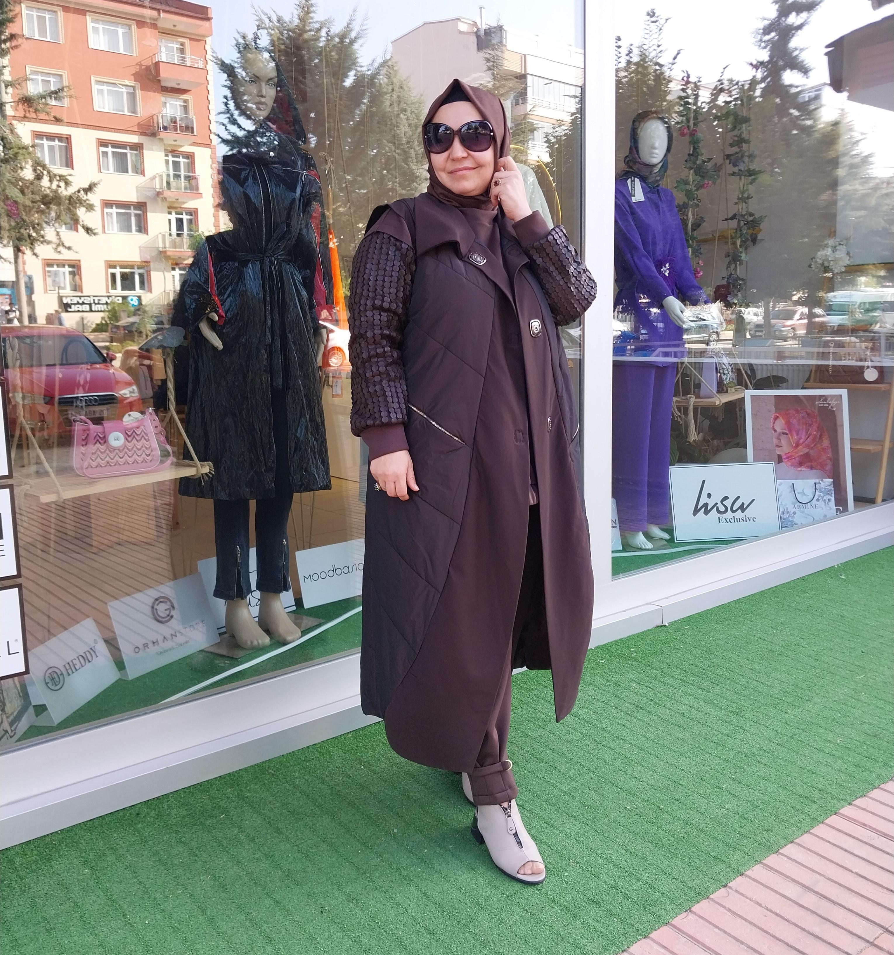 MİSSWHENCE ASİMETRİK YELEK KAHVE 34700