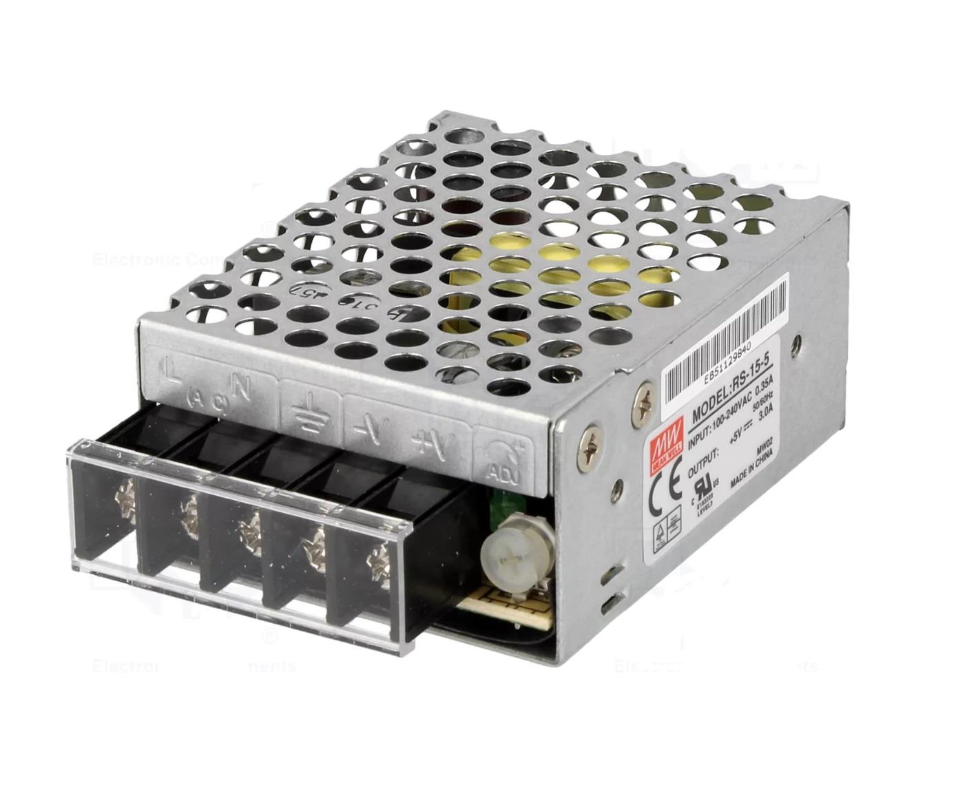 15W 5Vdc 3 Amper Güç Kaynağı SMPS