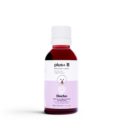 Docho Köpekler İçin Tüy Sağlığını Destekleyici Multivitamin ve Biotin içerikli Damla 50 ML