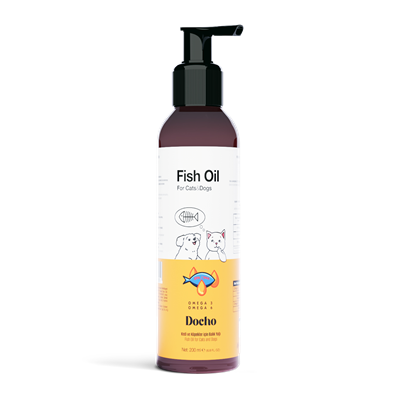 Docho OMEGA 3 & 6 içerikli Balık Yağı 200 ML - Kedi & Köpek