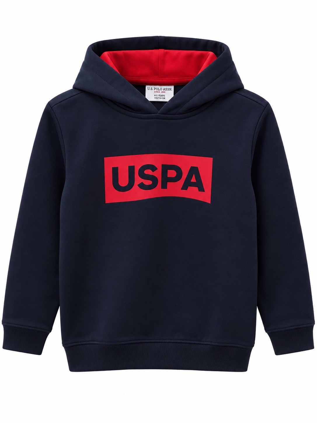 U.S. Polo Assn. Erkek Çocuk Kapüşonlu Sweatshirt 3-14 Yaş LACİVERT