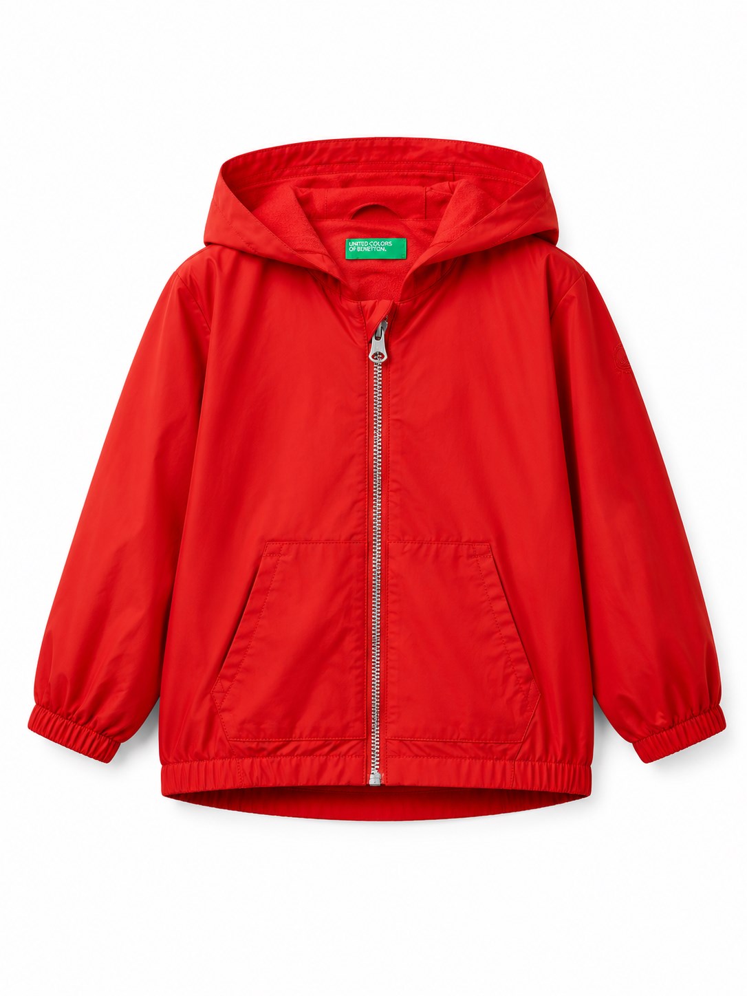 Benetton Erkek Bebek Kapüşonlu Astarlı Yağmurluk 1-6 Yaş KIRMIZI
