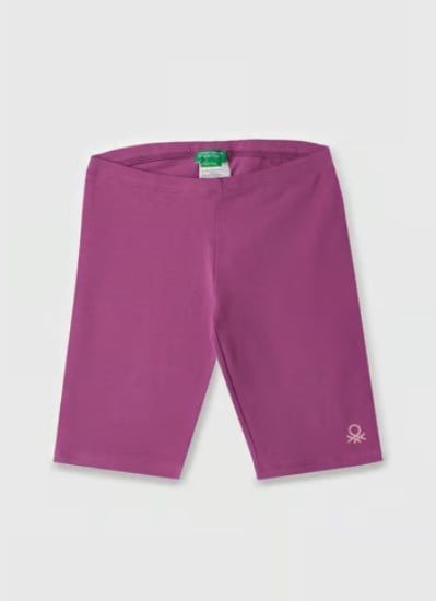 Benetton Kız Çocuk Kısa Basic Tayt 4-14 Yaş MOR