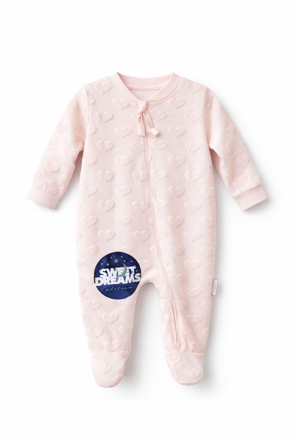 Caramell Kız Bebek Bulut Kabartmalı Uyku Tulumu 6-36 Ay PEMBE
