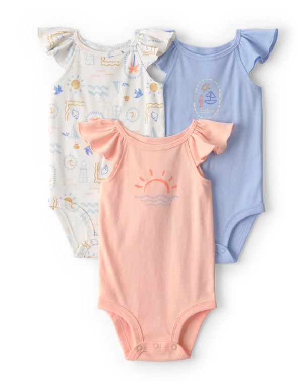Carters Kız Bebek Body Zıbın Seti 3 Ay 24 Ay SOMON