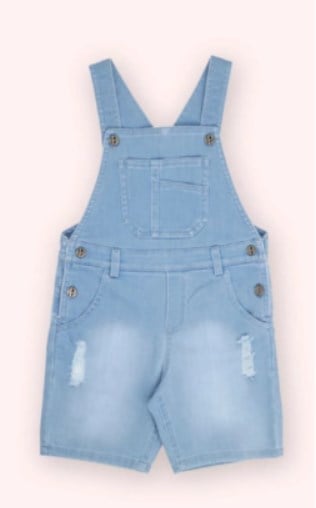 ERKEK BEBEK 2511BB24002 DENİM SALOPET GKPN0049