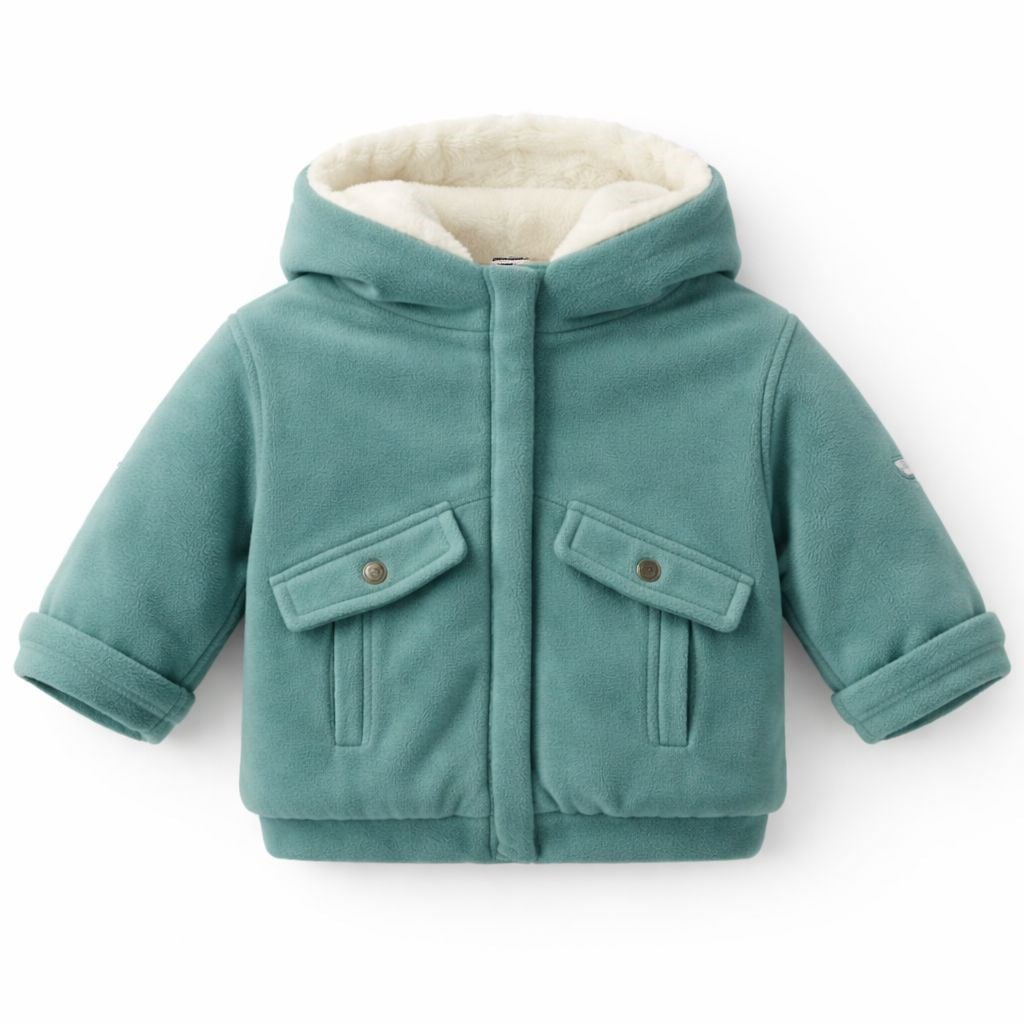 ERKEK BEBEK KAPİŞONLU POLAR KABAN MONT GK1773