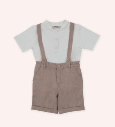 ERKEK BEBEK PERLA 2Lİ SALOPET TAKIM GKPN0054