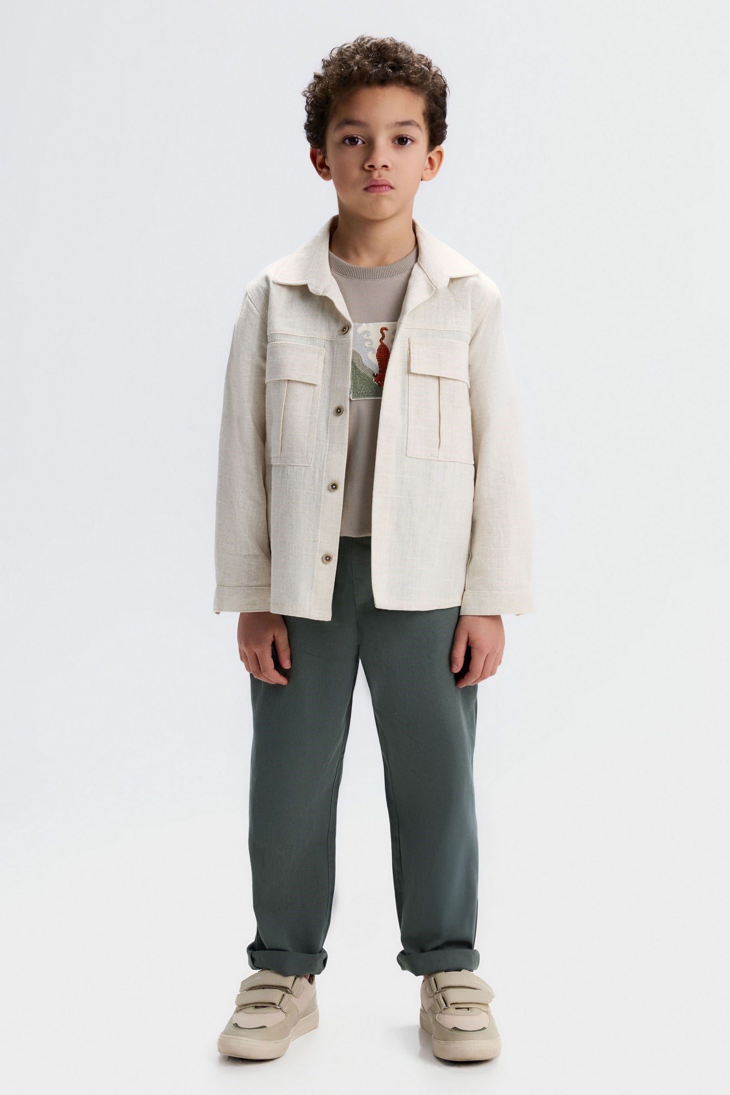 ERKEK ÇOCUK 41523 SPACE GÖMLEK