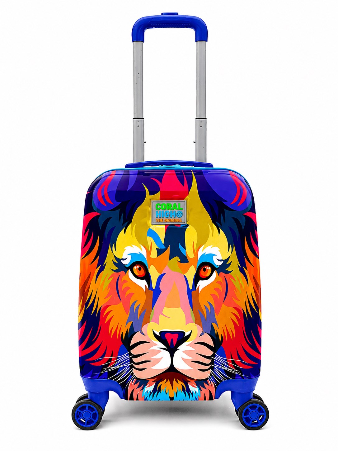 Erkek Çocuk Mini Valiz Aslan Desen ÇOK RENKLİ