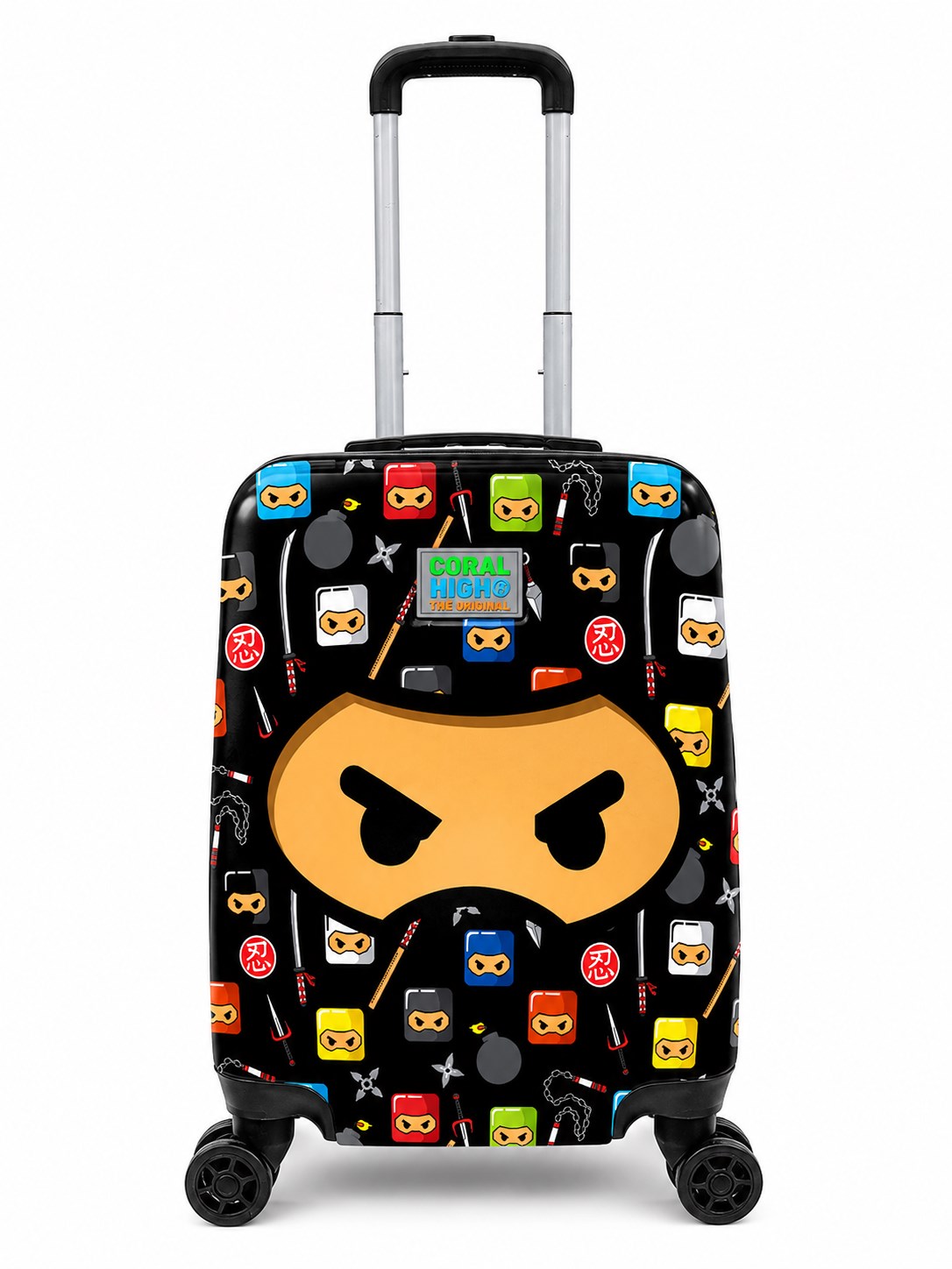 Erkek Çocuk Mini Valiz Ninja Desen ÇOK RENKLİ