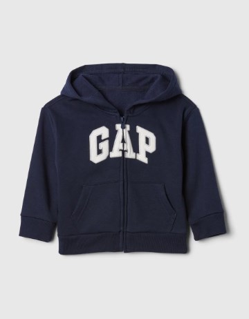Gap Erkek Bebek Kapşonlu Polarlı Fermuarlı Ceket 6 Ay - 5 Yaş LACİVERT