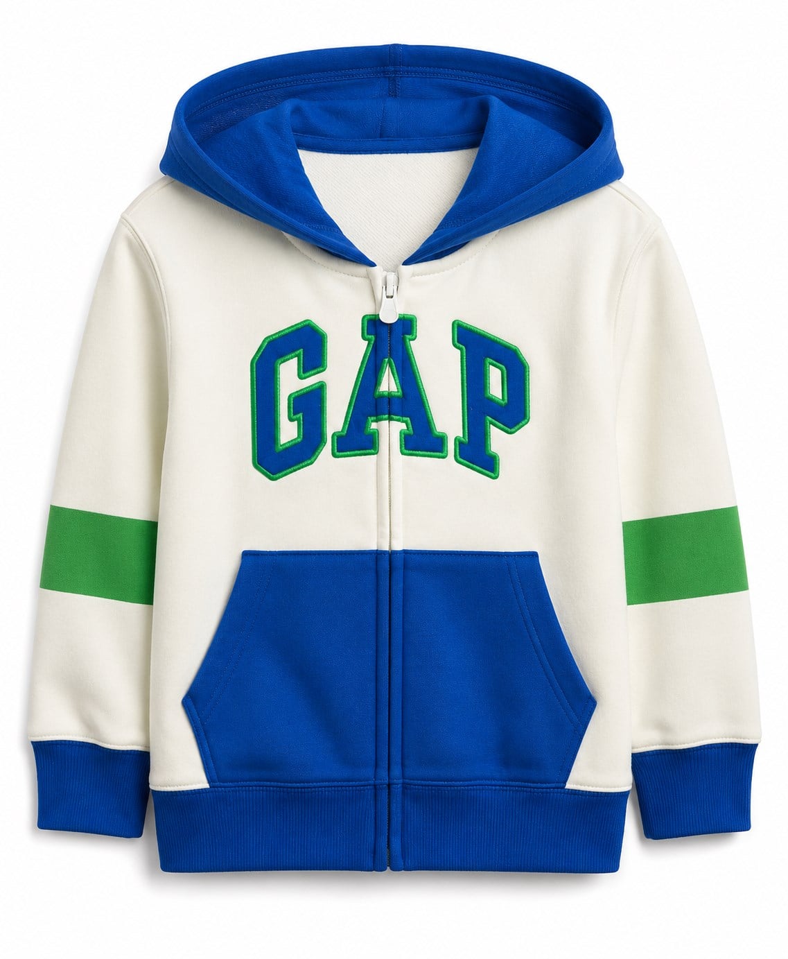 Gap Erkek Bebek Kapüşonlu Ceket 6 Ay 5 Yaş BEYAZ - MAVİ