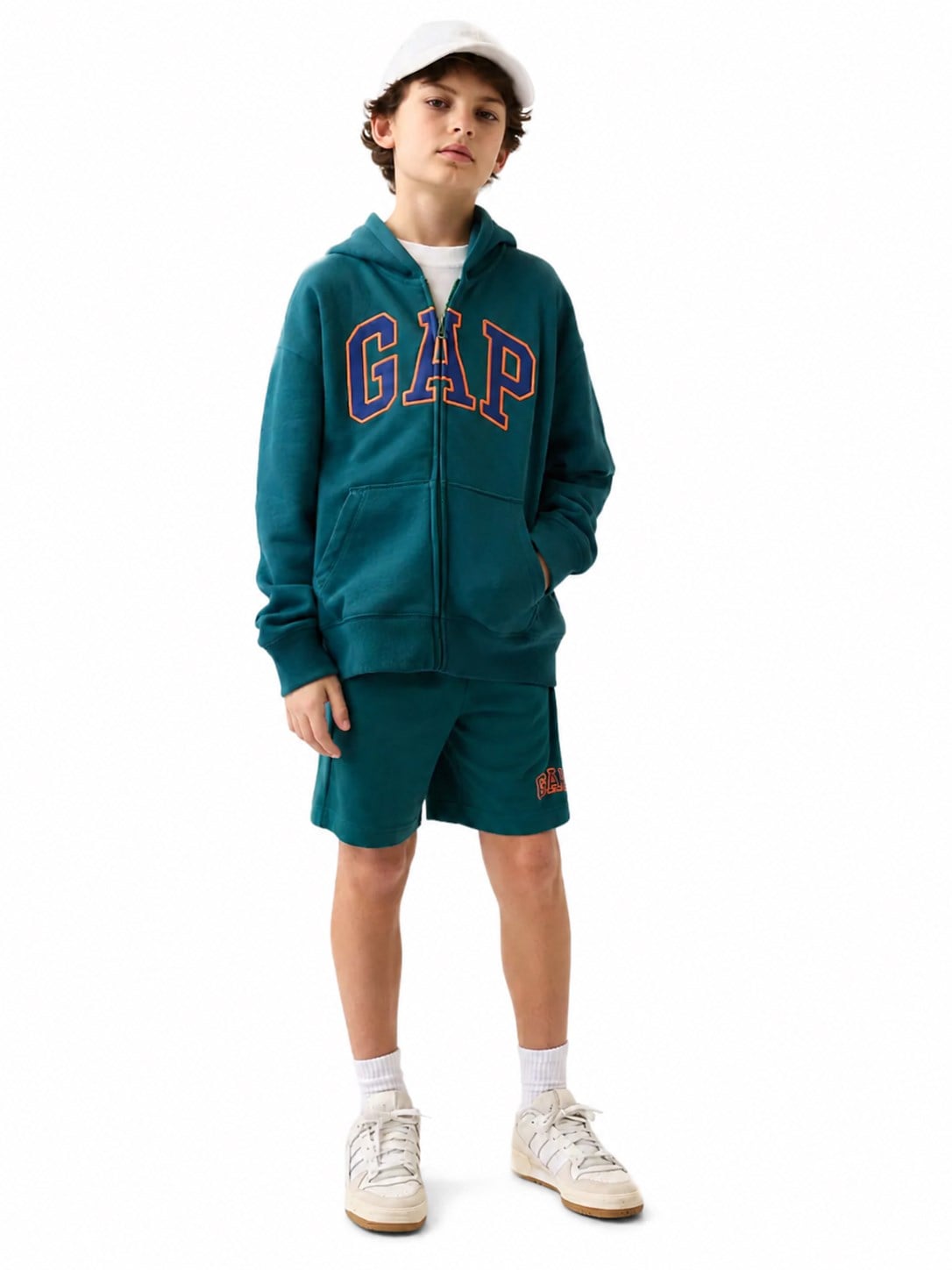 Gap Erkek Çocuk Lastikli Bel Logo Detaylı Şort YEŞİL