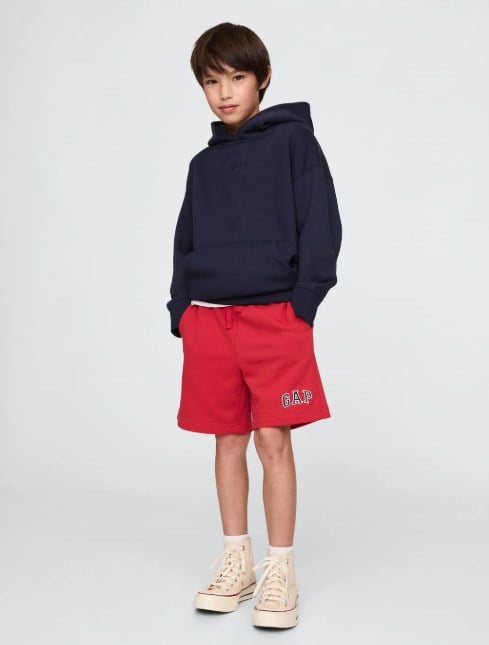 Gap Kids  Erkek Çocuk Basic Örme Şort 4-16 Yaş KIRMIZI