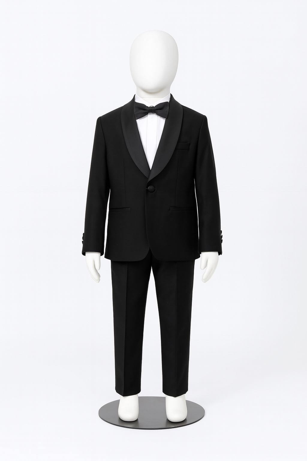 İncity Erkek Çocuk Saten Yakalı Blazer Takım 8-15 Yaş SİYAH