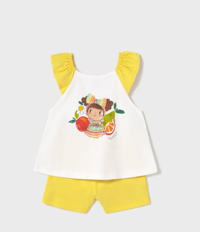 KIZ BEBEK 1234 ŞORTLU TAKIM  GKM0240