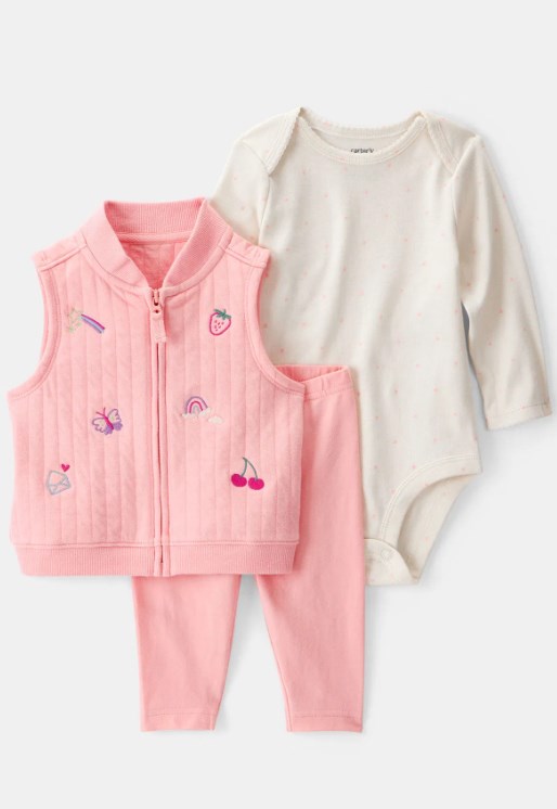 KIZ BEBEK 1T475610 YELEKLİ SET