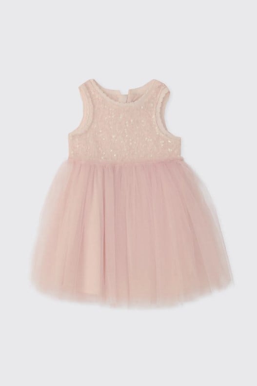 KIZ BEBEK 2611GB26032 FLORAL GLINT ELBİSE