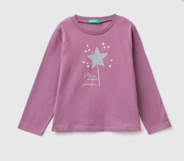 KIZ BEBEK 3ATNG 10GL BASKILI TSHIRT GKB1090