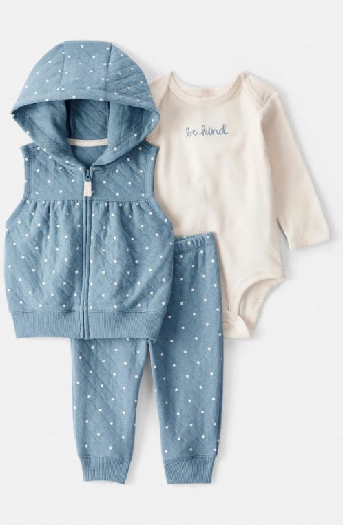 KIZ BEBEK YELEKLİ SET