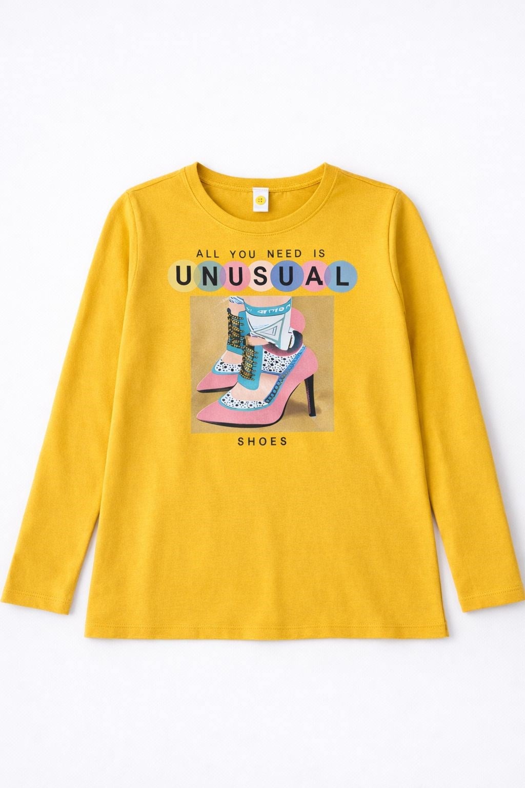 KIZ ÇOCUK ALL YOU NEED IS BASKI TSHIRT GK1751