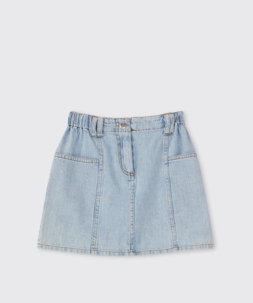 KIZ ÇOCUK ESSENTIAL DENİM ETEK