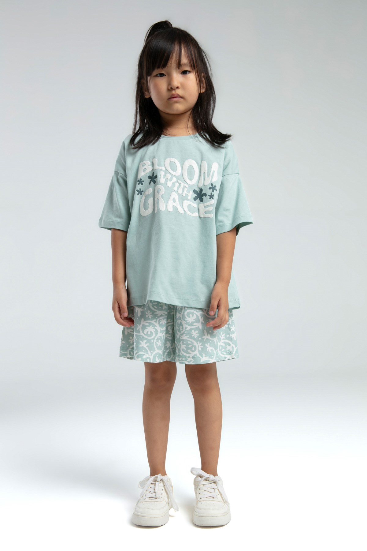 KIZ GENÇ 3621 BLOOM GRACE BASKI 2Lİ TAKIM GKP0081